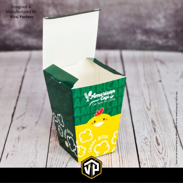 Chicken Popcorn Box for Nuggets, Fries & Onion Rings
