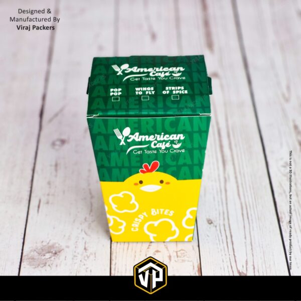 Chicken Popcorn Box for Nuggets, Fries & Onion Rings - Image 4