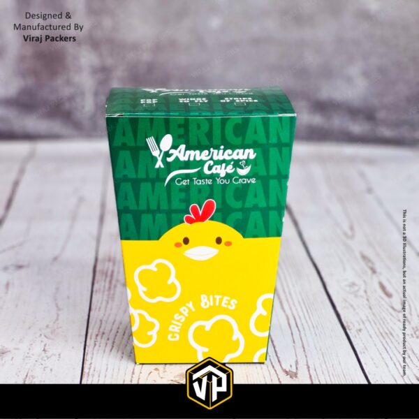 Chicken Popcorn Box for Nuggets, Fries & Onion Rings - Image 3