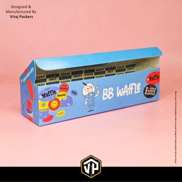 Custom Printed Waffle Stick Packaging Box with Inside Printing - Image 5