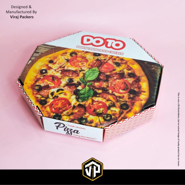 Pizza Box Octagonal