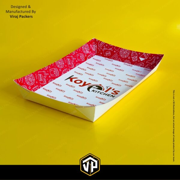 Food Paper Tray Auto Pasted - Image 2