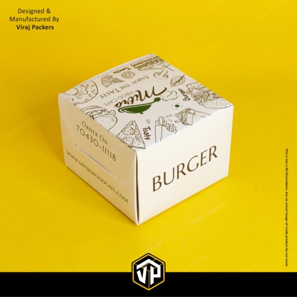Burger Box Open Plate