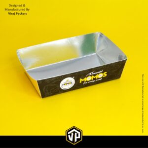 Momos Serving Tray with Silver Coating