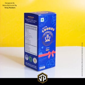 100 Gm Cookies Packaging Box