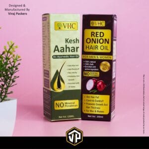Hair Oil Packaging Boxes