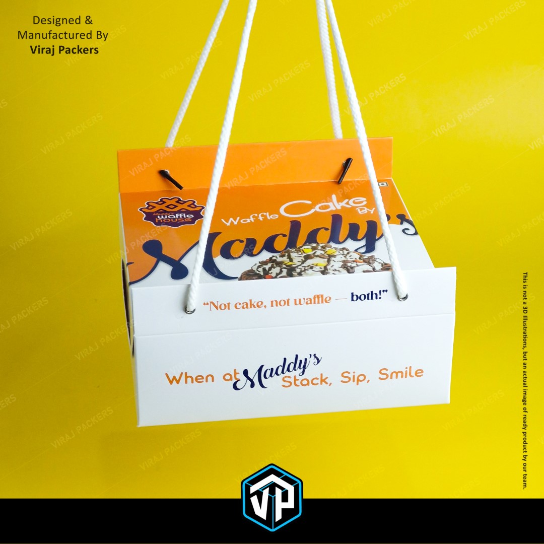 Waffle Cake Packaging Box
