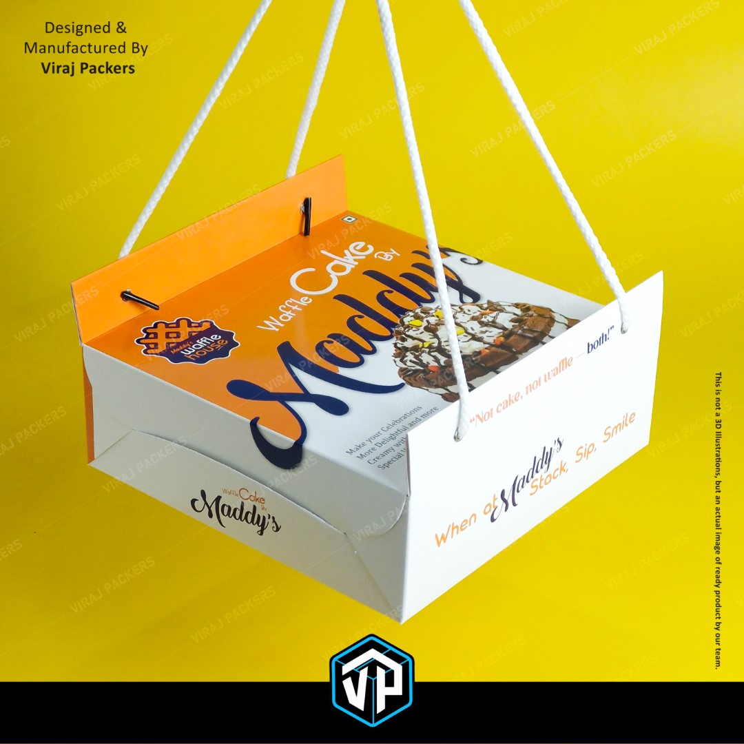 Waffle Cake Packaging Box