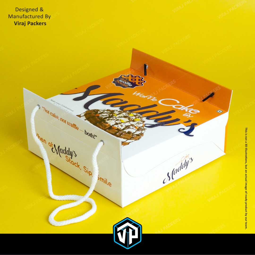 Waffle Cake Packaging Box