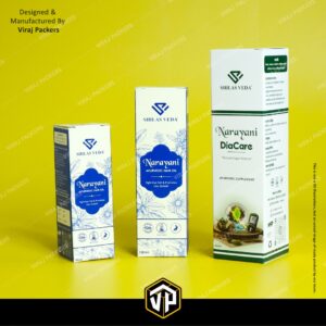 Hair Oil Packaging Box