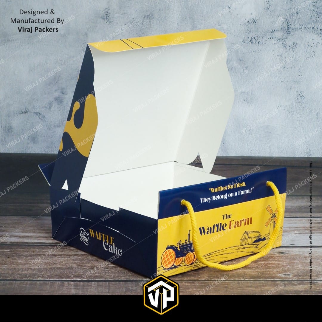 Waffle Cake Box