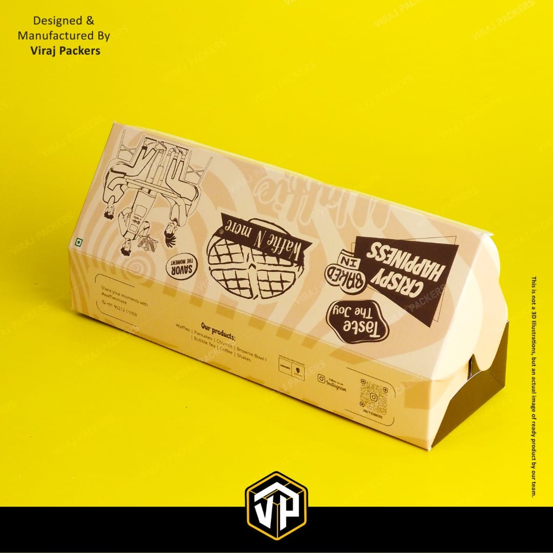 Custom Printed Stick Waffle Box with Stick Hole - Image 2