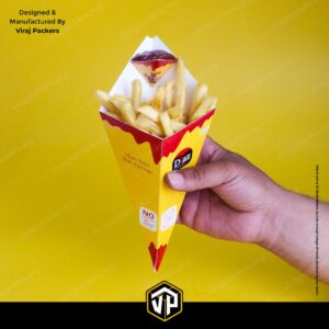 French Fries Cone with dip holder