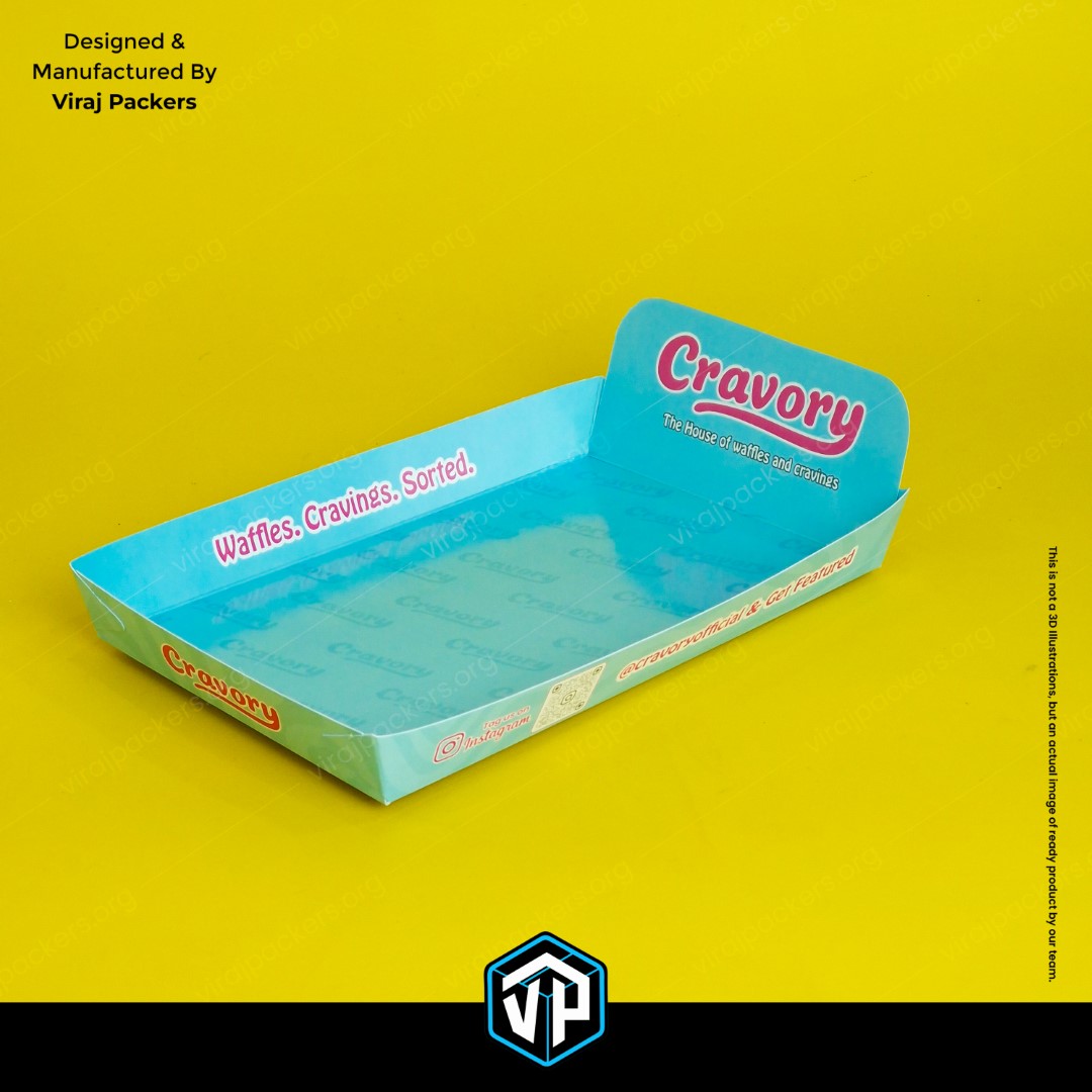 Food Serving Tray with Inside Printing