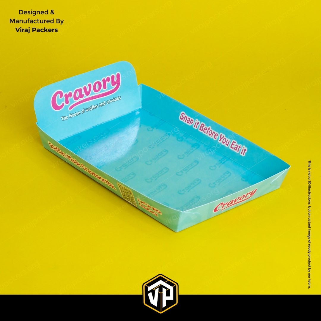 Food Serving Tray with Inside Printing