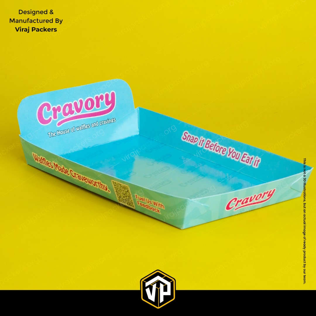 Food Serving Tray with Inside Printing