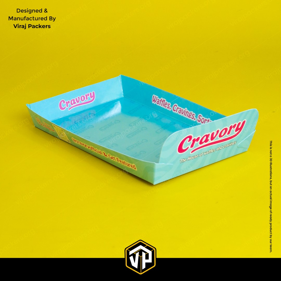 Food Serving Tray with Inside Printing