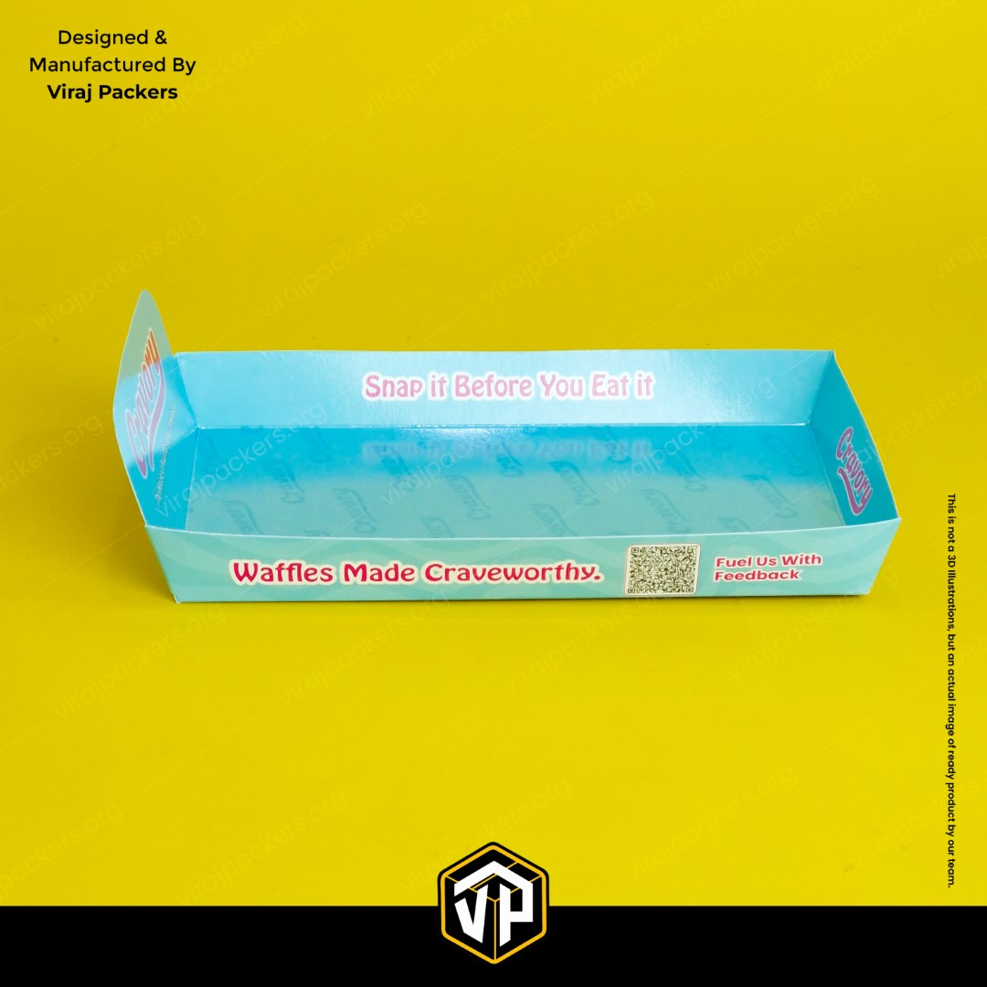 Food Serving Tray with Inside Printing