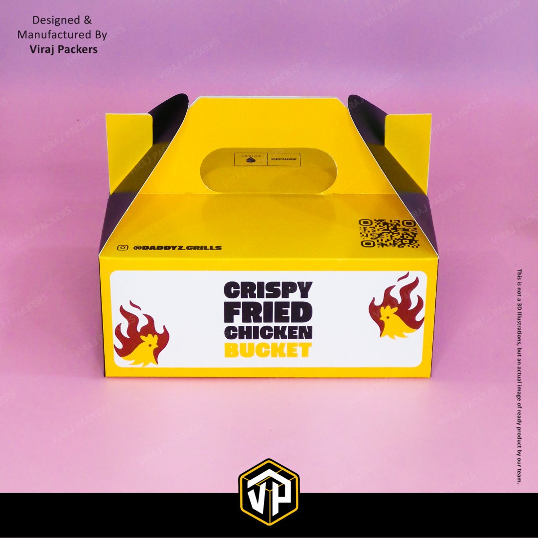Fried Chicken Box with Handle