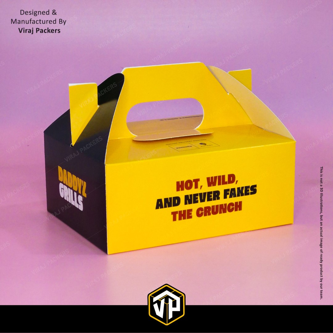 Fried Chicken Box with Handle