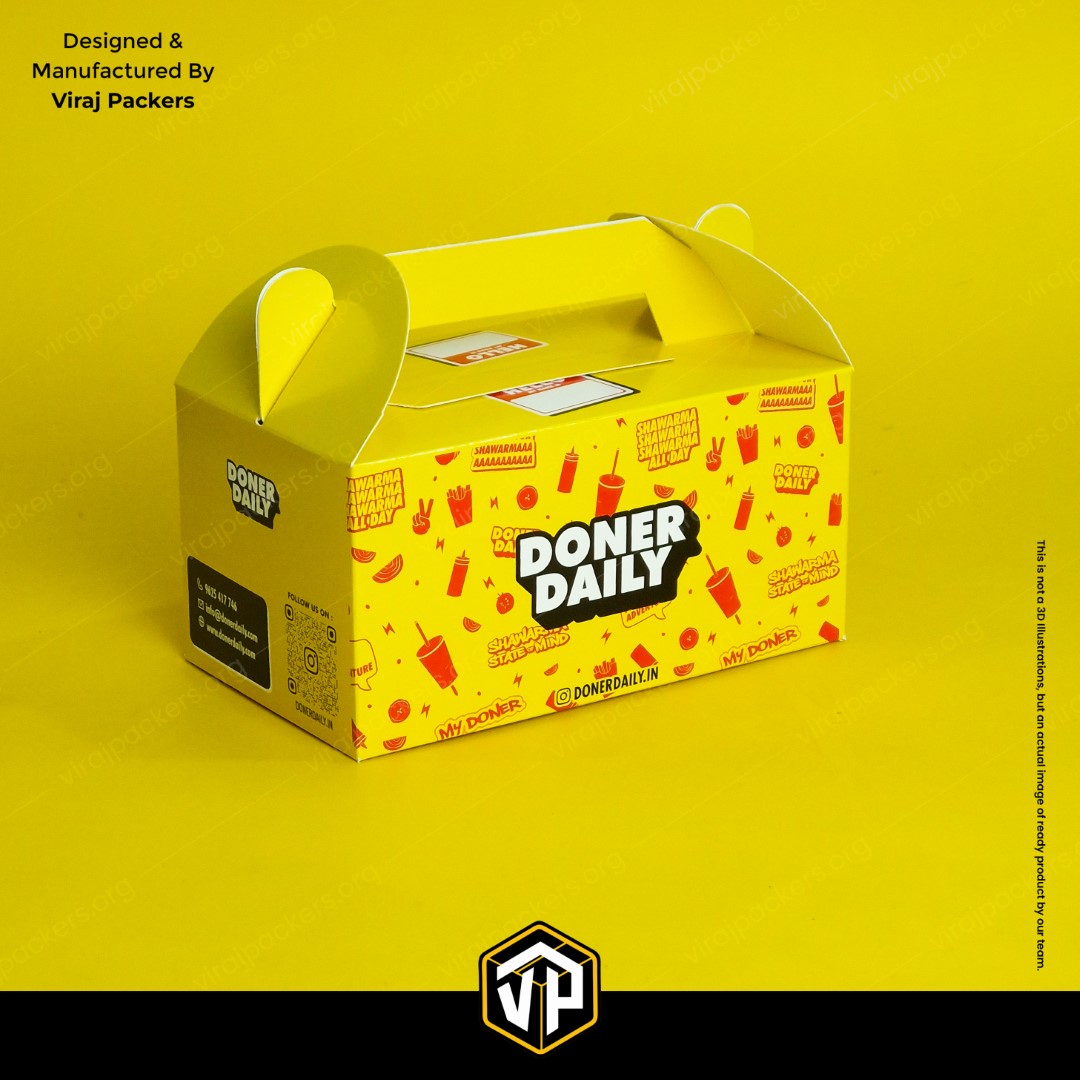 Fried Chicken Box with Handle