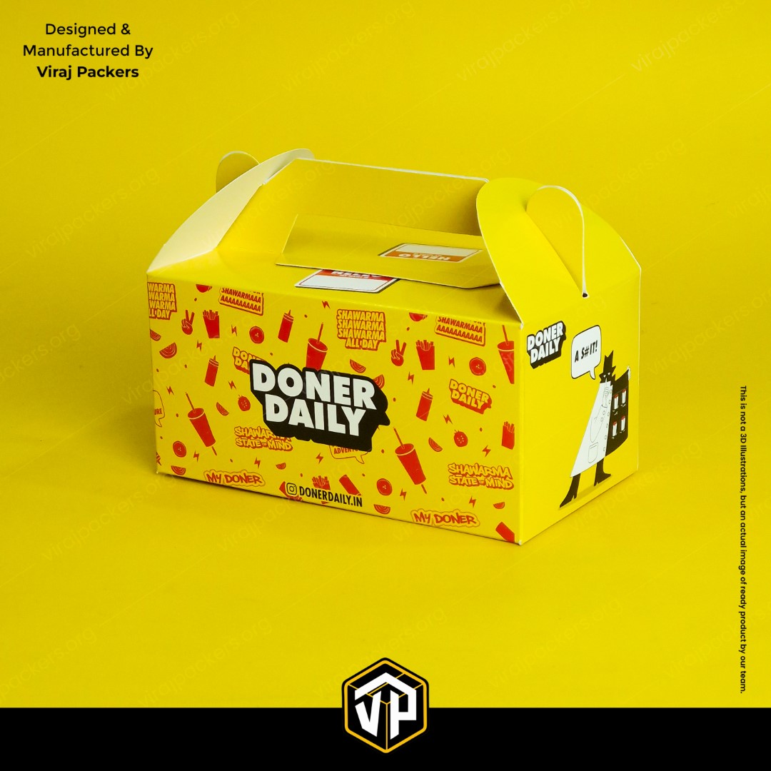 Fried Chicken Box with Handle