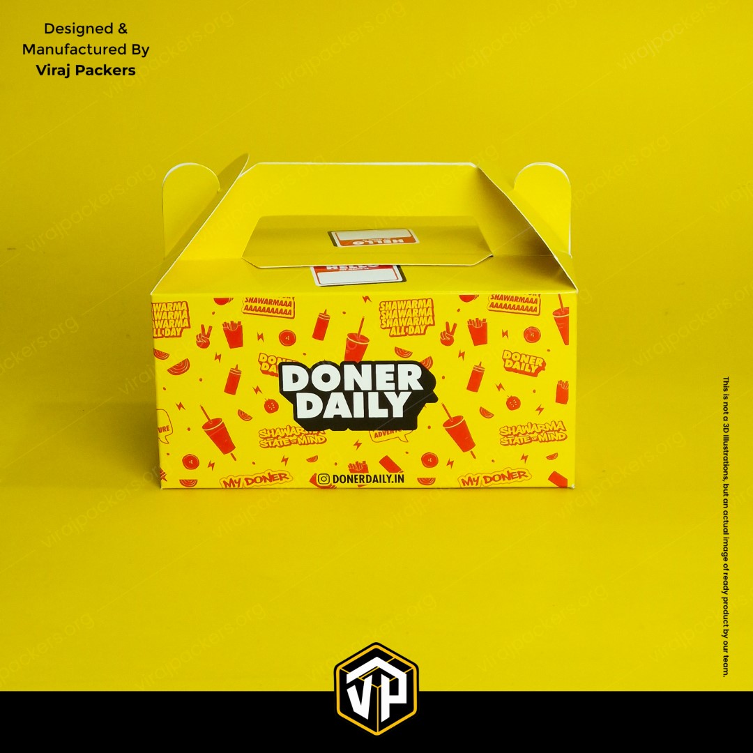 Fried Chicken Box with Handle