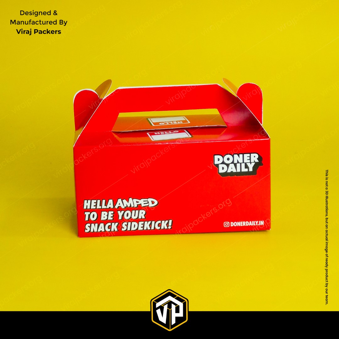 Fried Chicken Box with Handle