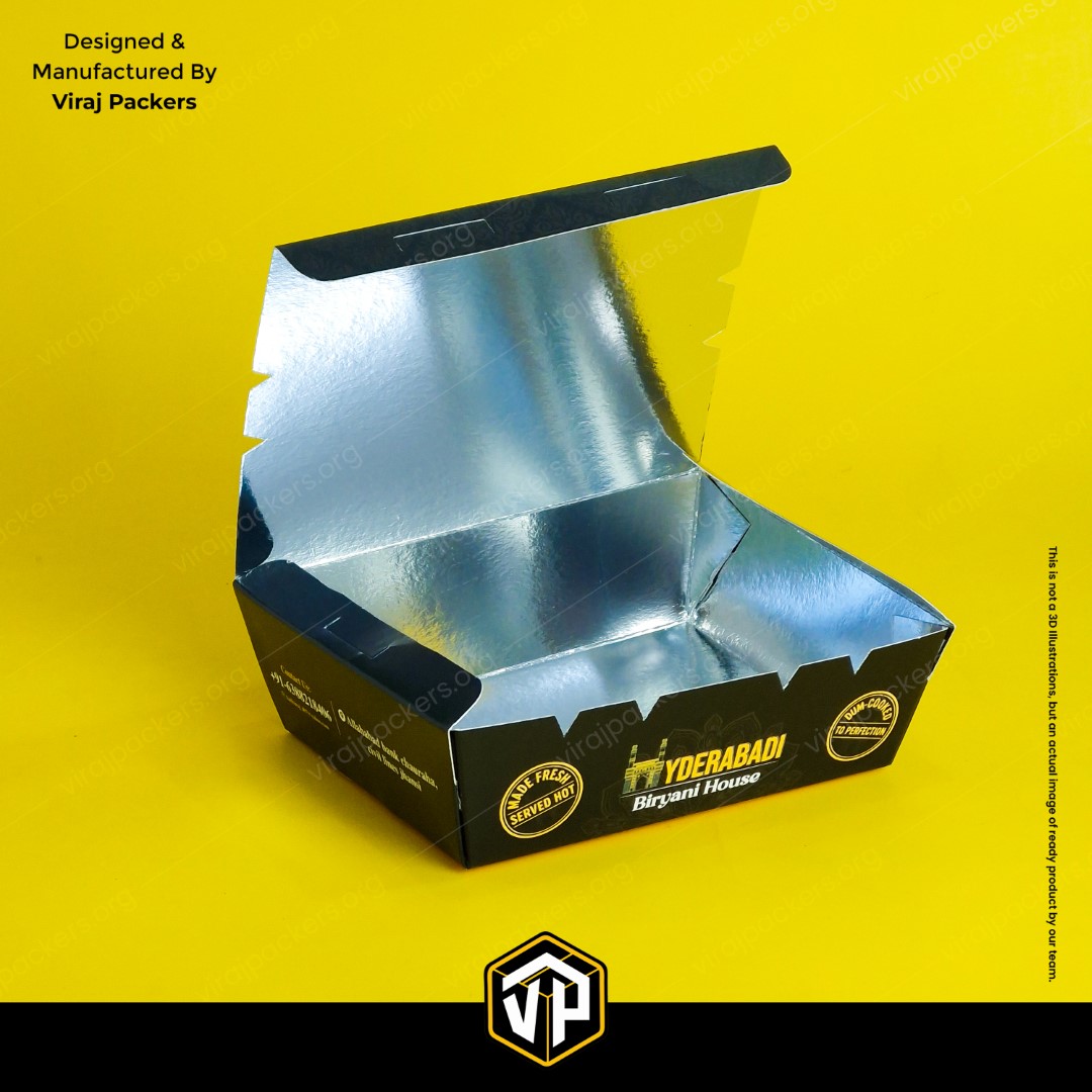 Biryani Box with Silver Lamination