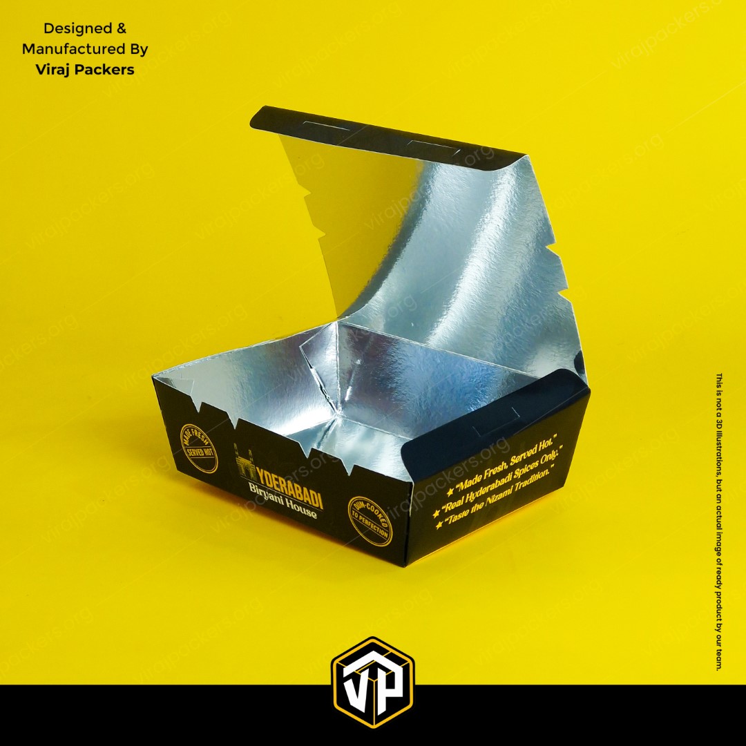 Biryani Box with Silver Lamination