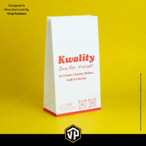 Custom Printed White Carry Bag