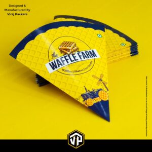Mini Waffle Cone with inside lamination
