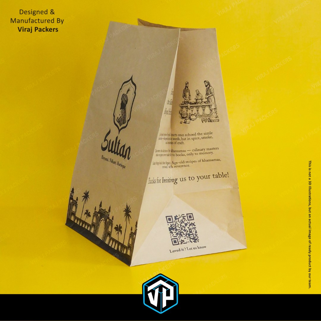 Brown Paper Bag for Biryani