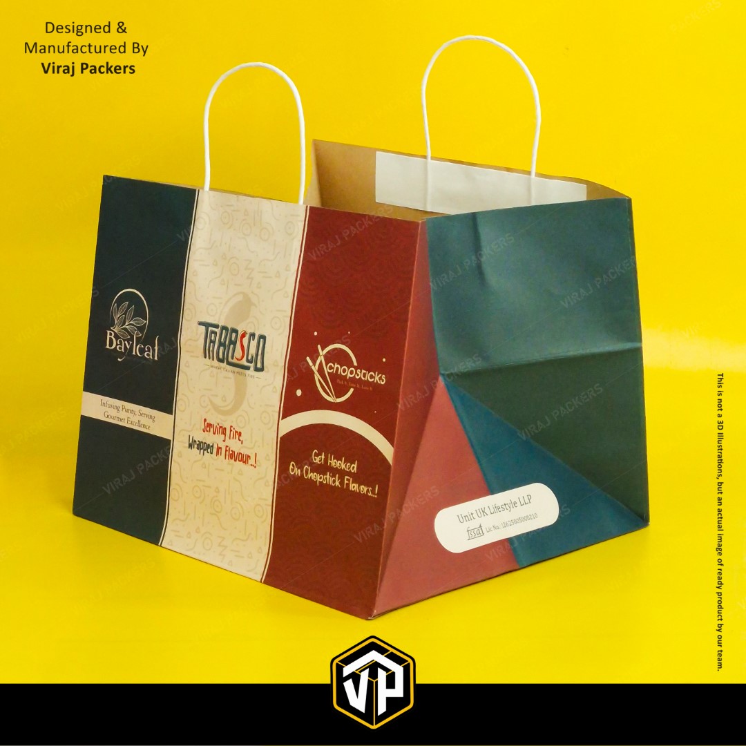 Multi Colour Carry Bag for Pizza