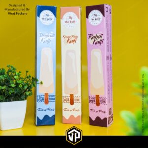 Custom Printed Kulfi Packaging Box 100 ML