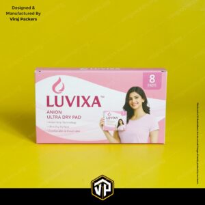 Custom Printed Sanitary Pad Packaging Box