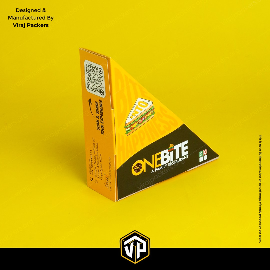 Triangle sandwich box