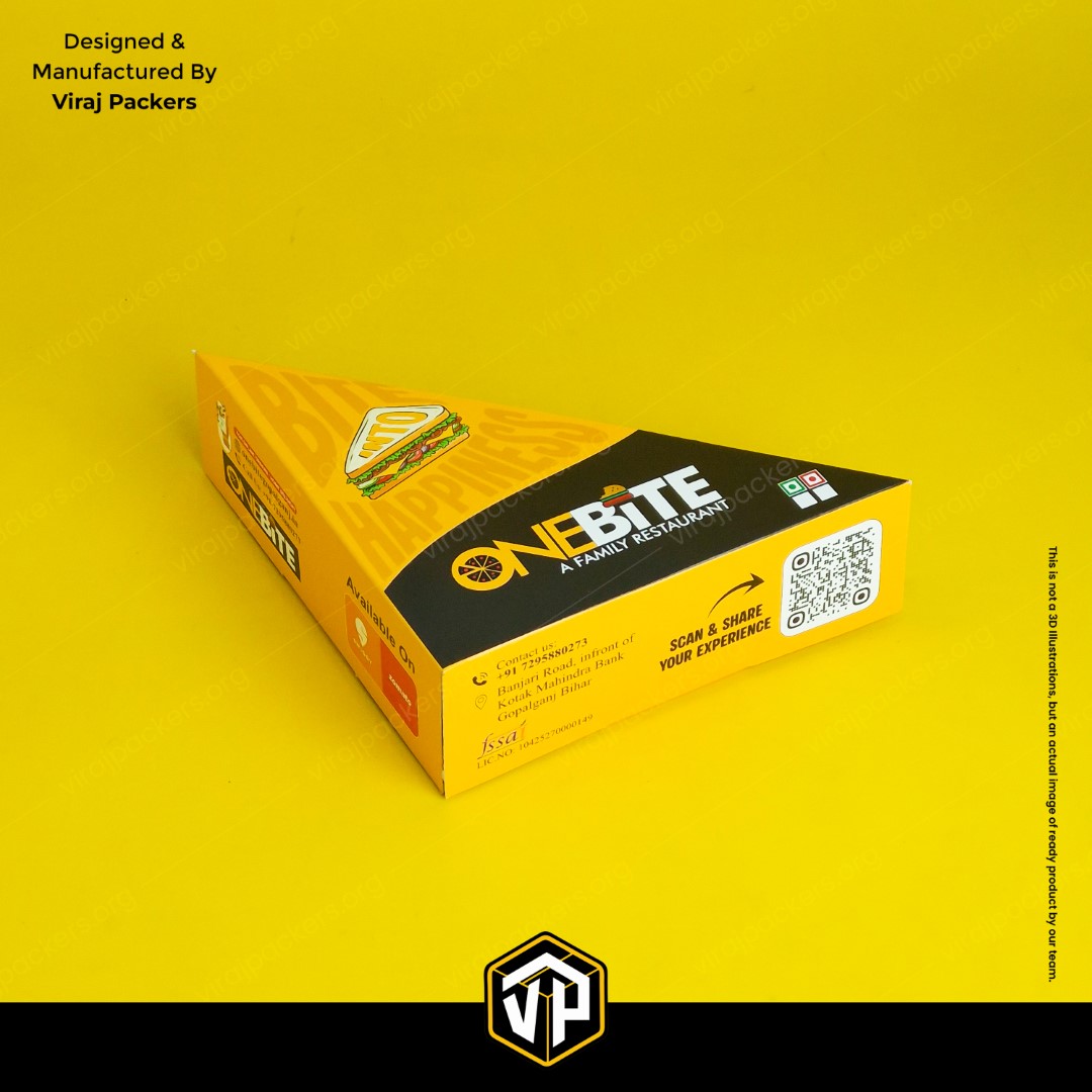 Triangle sandwich box