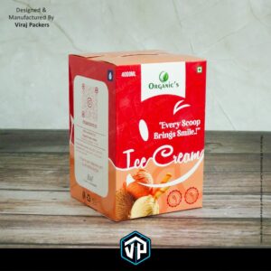 4000 Ml Ice Cream Gallon Packaging Box