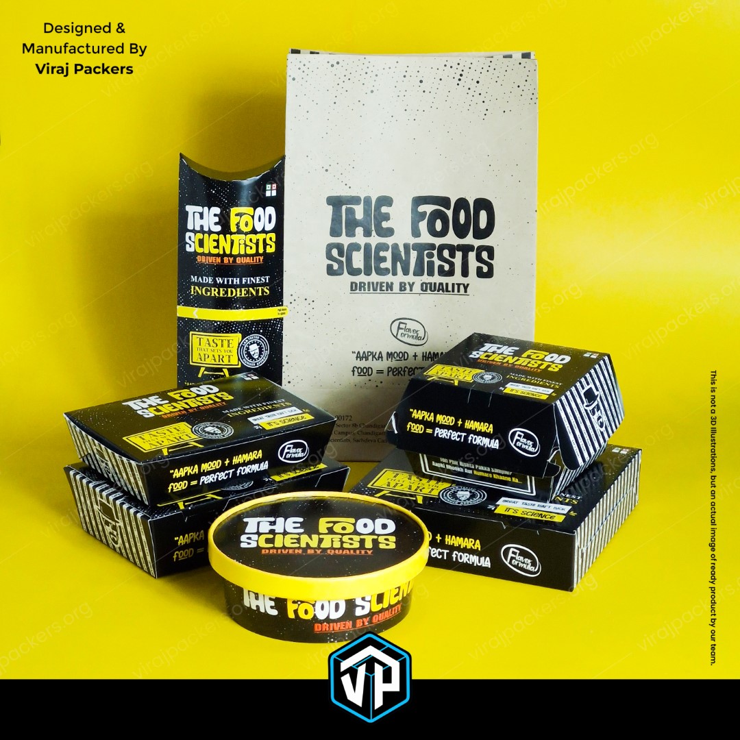 Custom Printed Food Packaging Boxes Combo