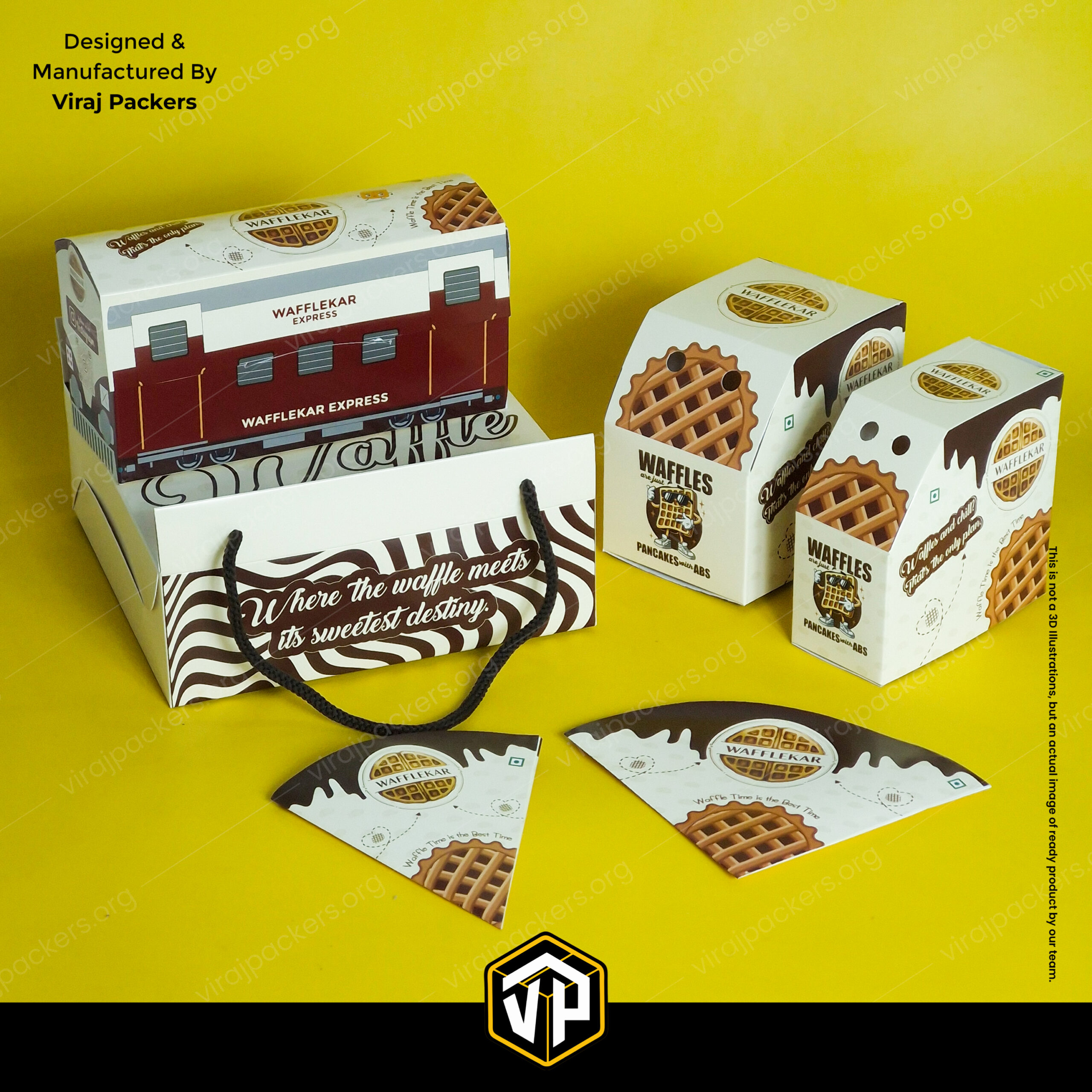 Waffle Packaging Boxes