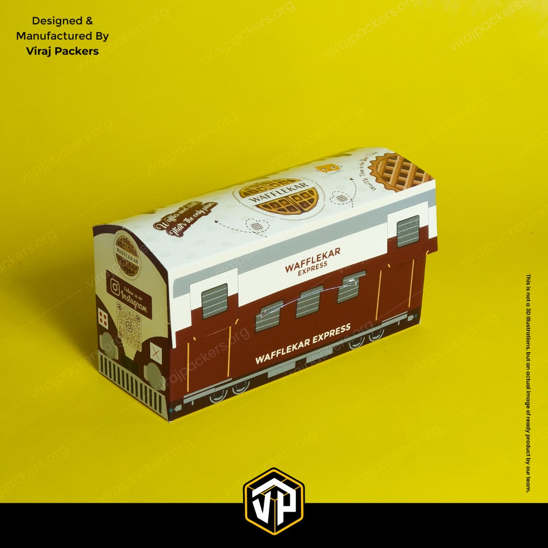 Mini Waffle Box Pack of 4