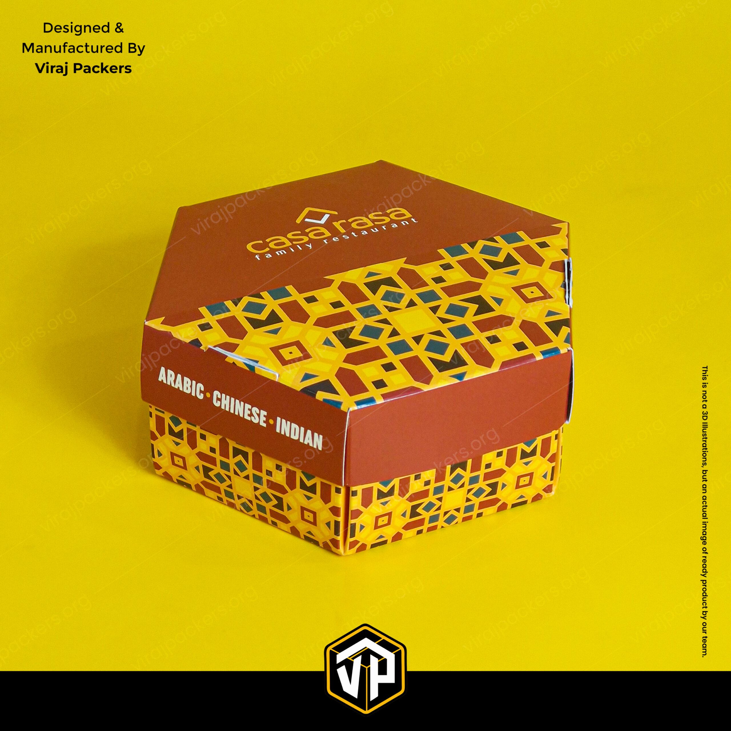 custom printed biryani box
