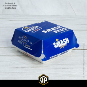 Flat Clamshell Burger Box