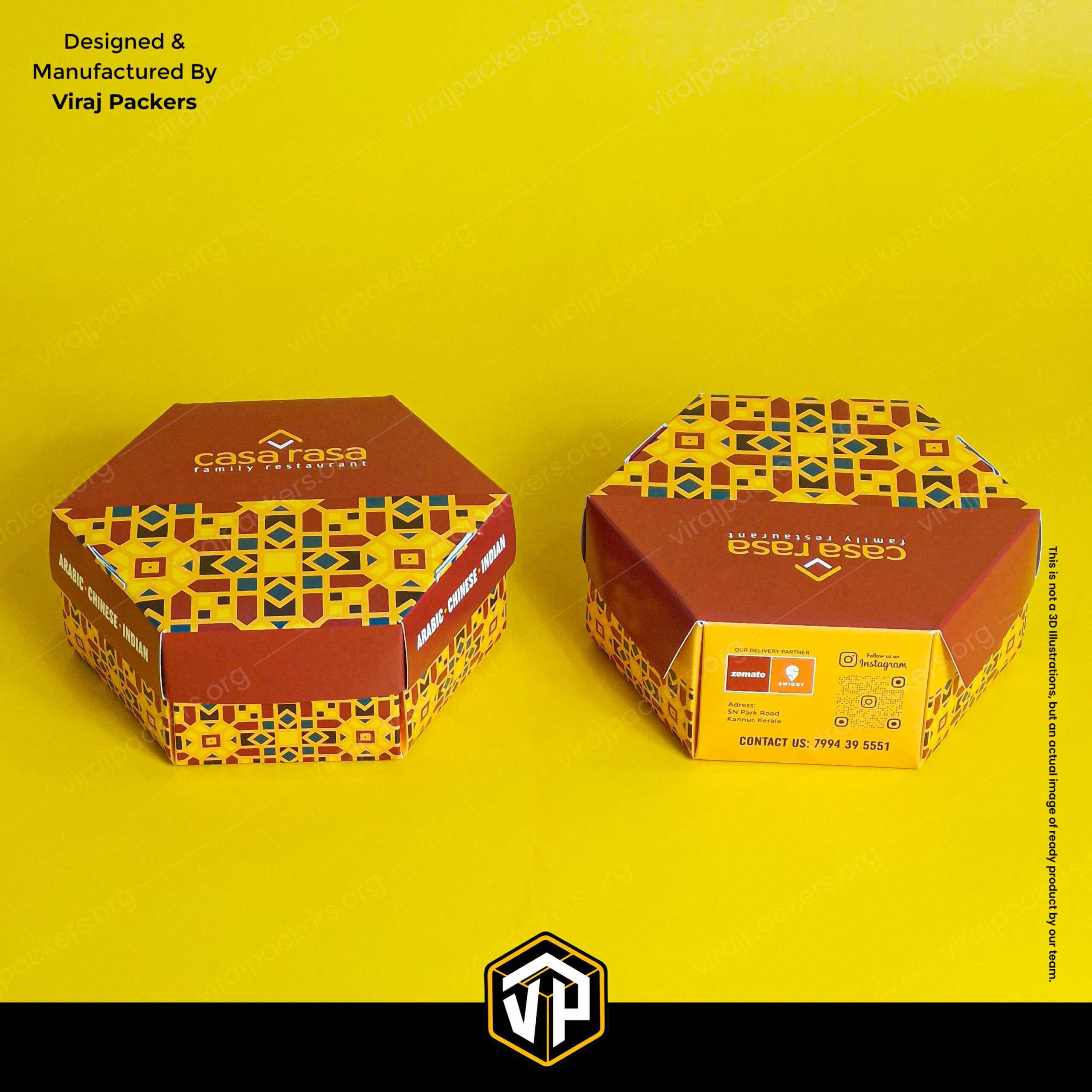 viral biryani packaging box