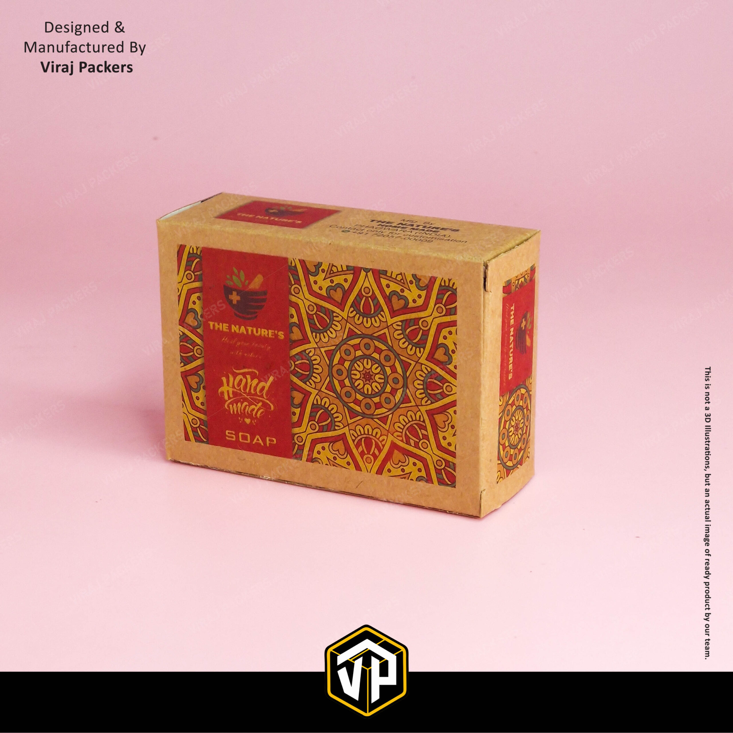 Brown Kraft Paper Soap Box