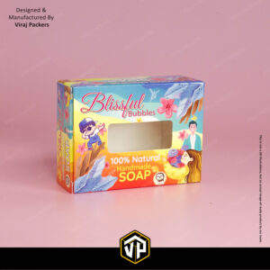 Custom Printed Soap Box with Window
