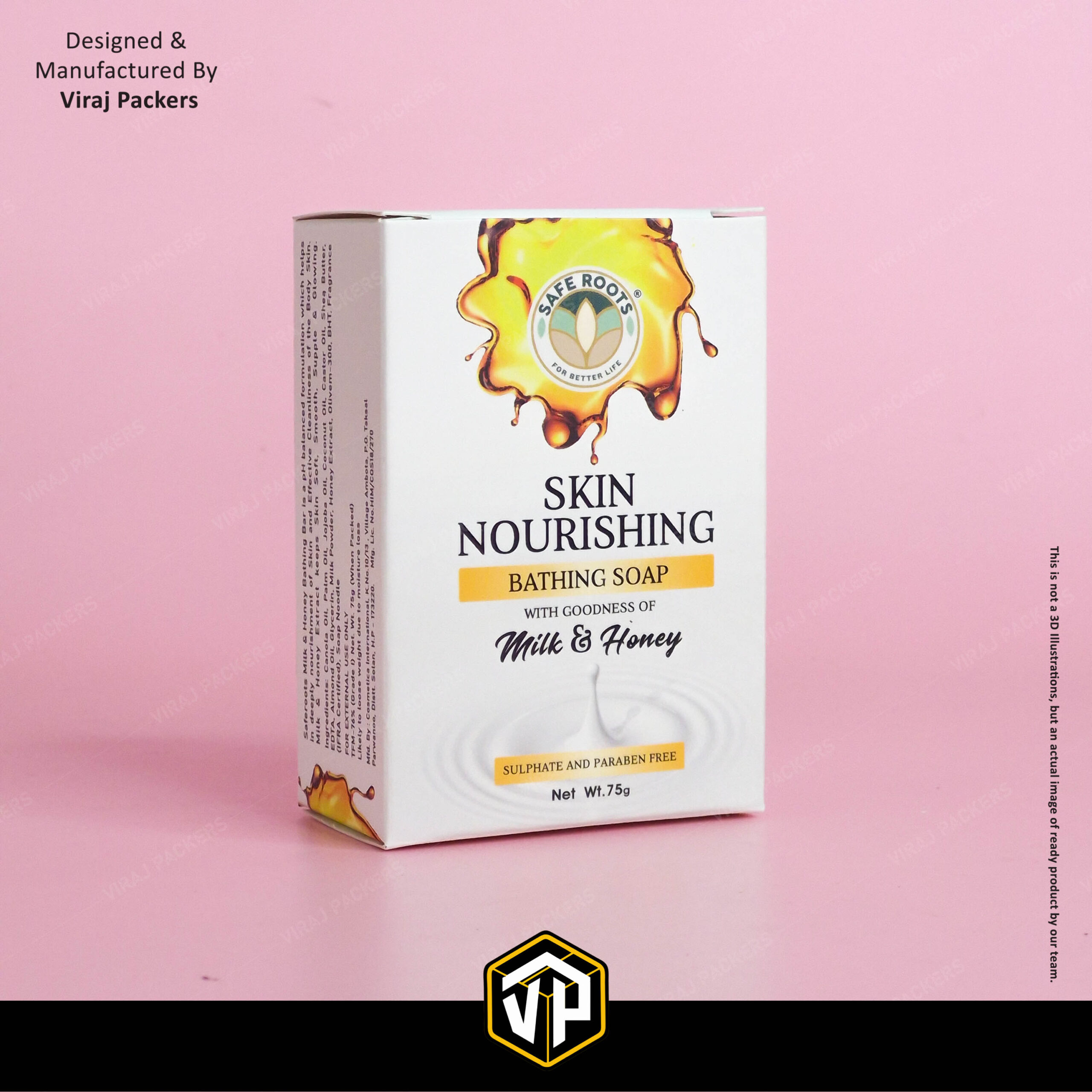 Luxury Soap Packaging Box With Spot UV