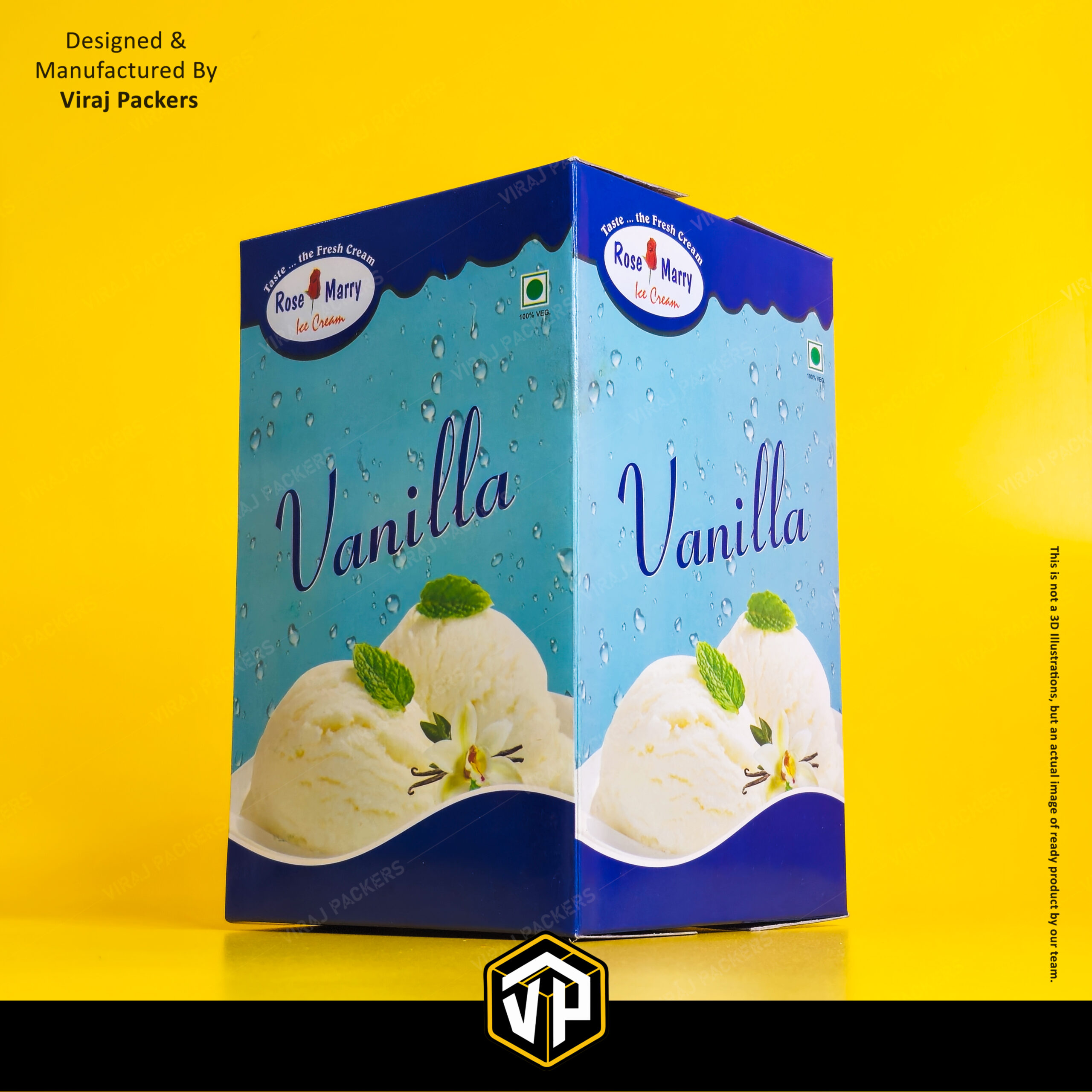 Branded Ice Cream Gallon Box
