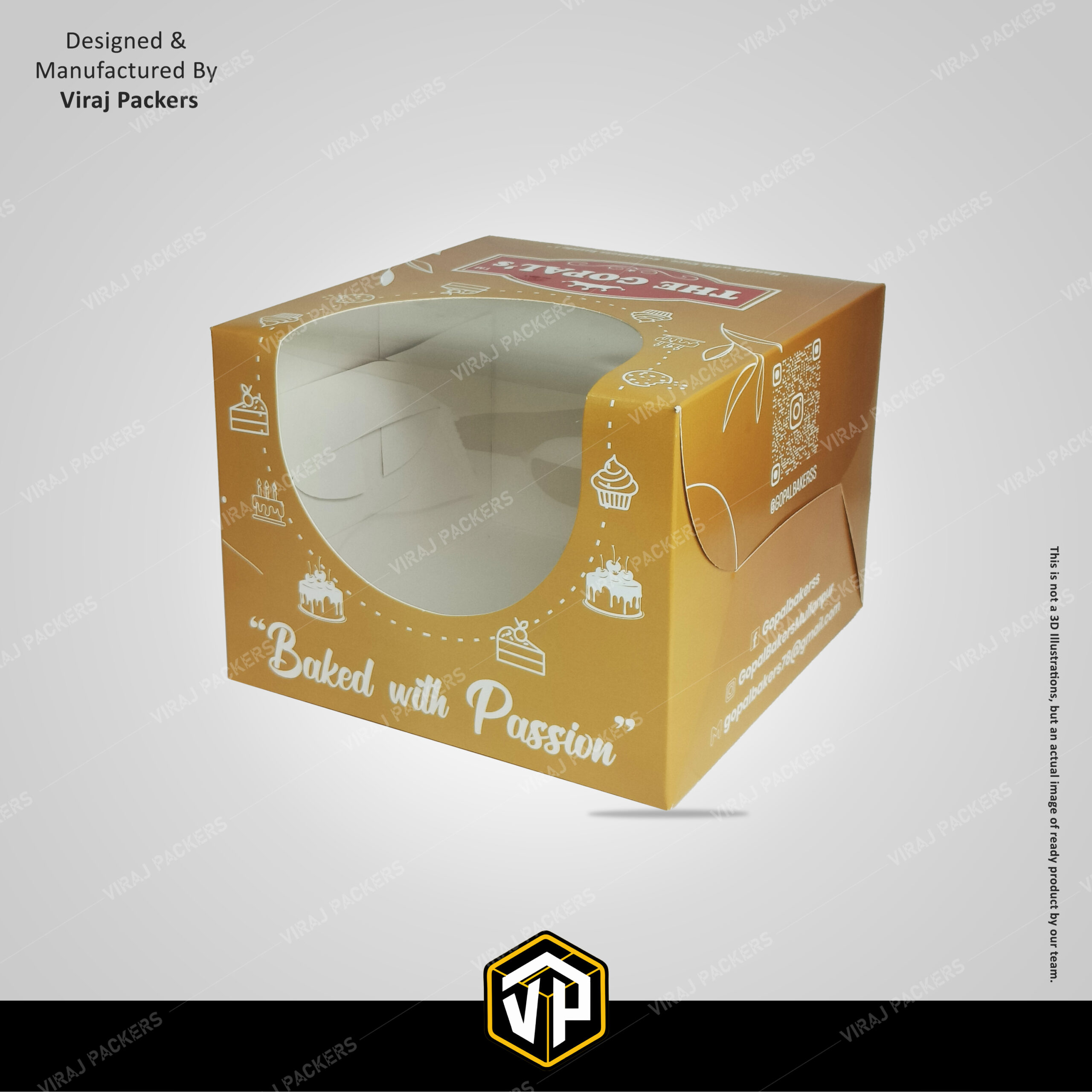 Custom Cake Box Packaging